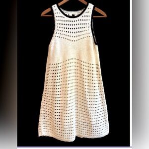 UNIVERSAL THREADS cream knit dress, size S